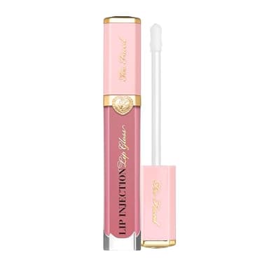 Too Faced Lip Injection Power Plumping Lip Gloss | Hydrating, High-Shine Gloss | Vitamins A + E | 0.22 Fl Oz, Glossy & Bossy