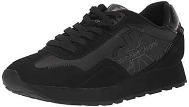 Calvin Klein Men's Eden Sneaker, Black, 8.5