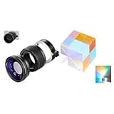 NEEWER Wide Angle Lens Compatible with Sony ZV1 Camera, 2 in 1 18mm HD Wide Angle & 10x Macro Additional Lens with Extension Tube, Photography Prism Cube, Bayonet Mount Lens Adapter, Cleaning Cloth