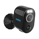 REOLINK 5MP Wireless Security Camera Outdoor, 2K+ Spotlight Night Vision Indoor, Solar/Battery Powered, Human/Car/Animal Detection Surveillance, 2.4G/5GHz WiFi, Motion Recording, Argus 3 Pro-Black