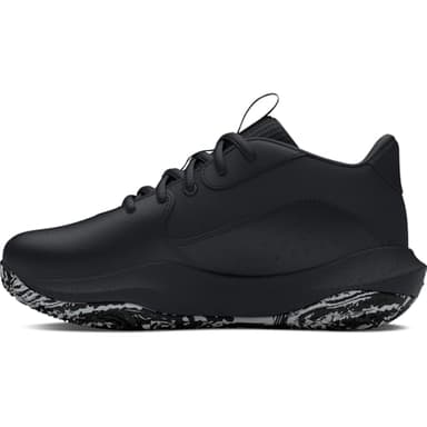 Under Armour Unisex Pre School Lockdown 7, (004) Black/Black/Metallic Silver, 2, US
