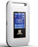 Firstnum M4 4G LET Mobile Hotspot – ESIM Compact Portable WiFi Hotspot for Travel, No SIM Card or Contract Required, Hotspot Device Connect Up to 10 Devices, Portable Hotspot 1GB Free US Data Monthly