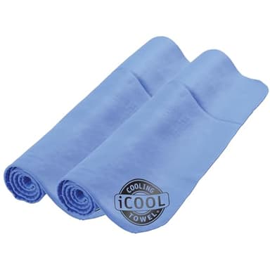 FROGG TOGGS iCOOL Cooling Towel 2 Pack, Sky Blue 2 Pack
