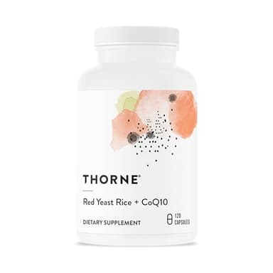 THORNE - Red Yeast Rice + CoQ10 - Maintain Healthy Cholesterol Levels & Supports Cardiovascular Health - Added Antioxidant Support* - Gluten-Free, Dairy-Free - 120 Servings