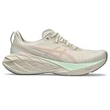 ASICS Women's NOVABLAST 4 Running Shoes, 9.5, Oatmeal/Moonrock
