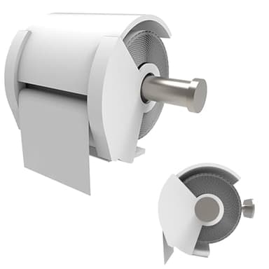 Cat & Dog Proof Toilet Paper Guard - Stops Pets from Unrolling & Wasting - Universal Fit for Standard Holders