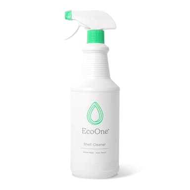 Shell Cleaner by EcoOne | All-Natural, Fragrance-Free Spa & Hot Tub Surface Cleaner | Hot Tub Shell Cleaner Removes Scum, Grime, & Stains | Foam-Free Spray-and-Wipe Hot Tub Cleaner, 32 Oz