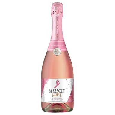 Barefoot Bubbly Pink Moscato Champagne, 750 ml