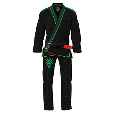 Jaguar Classic - Brazilian Jiu Jitsu BJJ Kimono Gi Uniform – Kids Adults Unisex IBJJF Compliant (Black, K-00) (J-Classic-2022)