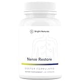 Bright Naturals Nerve Restore - Nerve Support Supplement - Includes Pea, White Willow, and B-Vitamin Nerve Support Complex for Advanced Nerve Health Support - Made in The USA, 60 Capsules