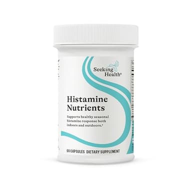 Seeking Health Histamine Nutrients - Seasonal Histamine Support Supplement with Vitamin B1, Zinc, & Vitamin B3 - Aids Histamine Response - 60 Capsules
