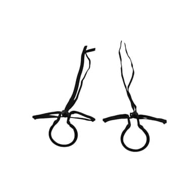 2Pcs Portable Microphone Stand Free Brace, Magic Tricks Prop Stage Mic Holder Neck Stand Microphone Accessories