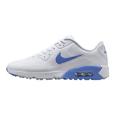 Nike Air Max 90 G Golf Shoes (HV9305-100, White/Royal Pulse) Size 9