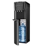 Urbansync Bottom Loading Water Cooler Dispenser for 5 Gallon Bottles, 3 Temperatures with Hot, Room & Cold Spouts, Home, Office, Living Room, Child Safety Lock, Convenience and Safety.