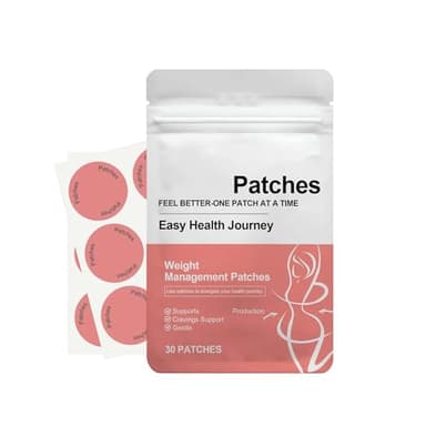 Body Management Control Patches for Women and Men, Cravings Support, Energy, Balance Enhancement, 30 Count