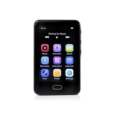 Getko Tech ZED5 32 GB Touch Screen Kosher MP3 Player - TAG Approved - No Video, No Radio, Or Internet Access - SD Card Slot and Full Touch Keyboard. Case and Screen Protector Included