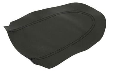 Fits 2008-2013 Nissan 370Z Real Black Leather Center Console Armrest Cover (Skin Only)