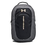Under Armour Unisex, Hustle 6.0 Pro Backpack (003) Black Full Heather/Black/Black One Size Fits Most