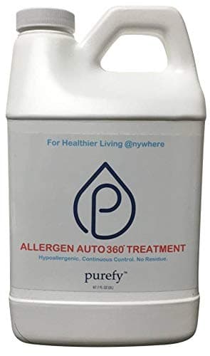 PUREFY Allergen Auto 360 Treatment (68oz) Hypoallergenic. Eliminate allergens and refresh air continuously via diffusers or humidifiers. Unscented. No residue. Asthma and Allergy Safe.