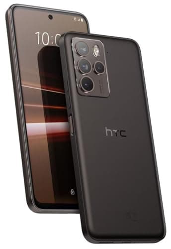 HTC U23 Pro 5G Dual 256GB 12GB RAM Factory Unlocked (GSM Only | No CDMA - not Compatible with Verizon/Sprint) GSM Global Model, Mobile Cell Phone – Black