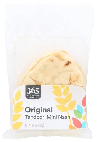 365 by Whole Foods Market Original Tandoori Mini Naan, 7.1 OZ