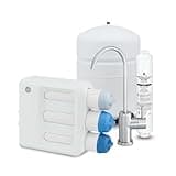 GE 5-Stage Reverse Osmosis Under Sink Water Filtration System with Faucet | Reduces 95+ Impurities including Lead, Chlorine, Arsenic | Filters FQ18PN, FQ18MN, FQ18RT | GXRV40TBN