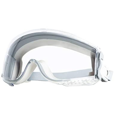 Honeywell Uvex Stealth Safety Goggles with Clear HydroShield Anti-Fog Lens, Grey Body & Neoprene Headband (S3960HS)