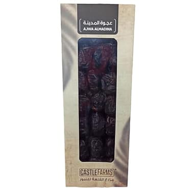 AJWA ALMADINA Dates - Premium Quality Saudi Arabian - Naturally Sweet & Soft - Halal - Fresh and Dried- Perfect for Ramadan - Healthy Lifestyle - 400g