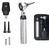 Zniry Veterinary Otoscope Opthalmoscope LED ENT Diagnostic Set, with Diagnostic Premium Instruments Vet Otoscope Set, Otoscope for Dogs, Pet Otoscope