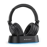 Wireless Headphones for TV Watching, TV Headphones Wireless for Seniors with Multi-Function Transmitter Charging Base, 65hrs Worktime Bluetooth Headset, No Audio Delay, Gifts for Parents & Elderly