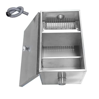 Grease Trap, Stainless Steel Interceptor for Restaurants, Under Sink Grease Trap
