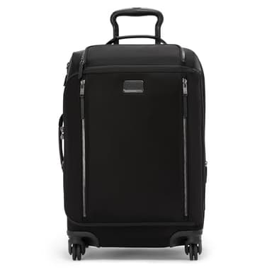 TUMI - Voyageur Leger 4 Wheeled Luggage - Women's Lightweight and Spacious, Sleek Silhouette, Durable Premium Suitcase - 21.8" International Expandable Carry-On, Black with Gunmetal Hardware