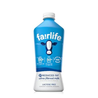 Fairlife 2% Reduced Fat Ultra Filtered Milk, Lactose Free, 52 Fl Oz