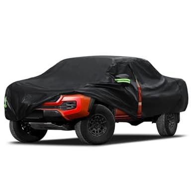 Migaven 6 Layers Car Cover Custom Fit for Toyota Tacoma 2005-2025, Waterproof Full Exterior Cover Rain Sun Protection with Door Zipper