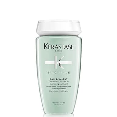 Kerastase Specifique Balancing Shampoo For Oily Scalp & Hair - Cleanses Oil From Roots and Hydrates Dry Hair Ends, 8.5 Fl Oz