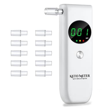 Home Breath Ketosis Meter Professional Ketone Testing & Monitoring – High Precision Ketone Monitors Breath Analyzer Ketosis Tester for Testing Ketosis, Perfect for Tracking Your Ketones