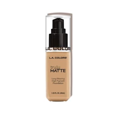 L.A. COLORS Truly Matte Foundation, Natural CLM352
