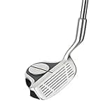 Intech EZ Roll Black/Satin Right Handed Chipper Golf Club for Men, Short Distance Approach Chipping Club