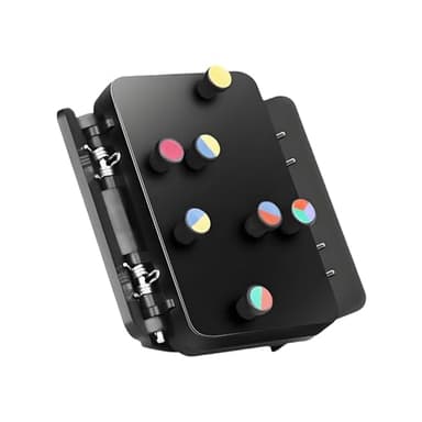 Automatic Ukulele Chord Presser, Clip On Learning Tool Eliminates Finger Pain, Effortless Chord Switching Assistant with Color Coded System for Beginner Players