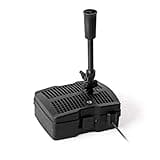 Goplus 4 in 1 Submersible Pond Filter Pump, 660 GPH Fountain Pump Kit w/ 3 Types Nozzles (Black)