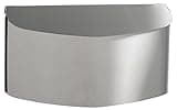 Contemporary Stainless Steel Wall Mount Mailbox Letter Box Rustproof Modern (Silver)