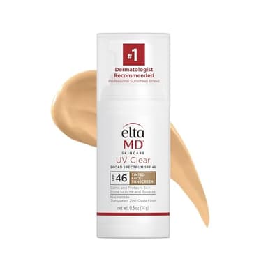 EltaMD UV Clear Face Sunscreen SPF 46, Oil-Free Sunscreen with Zinc Oxide, Dermatologist Recommended