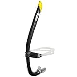 ARENA Unisex Adults Swim Snorkel Pro III, Lap Swimming Pool Gear Swim Training Accessories Men and Women, Black, One Size