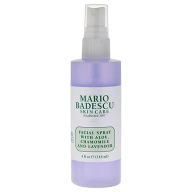 Mario Badescu Facial Spray with Aloe, Chamomile and Lavender for All Skin Types | Face Mist that Hydrates and Restores Balance & Brightness | 4 FL OZ