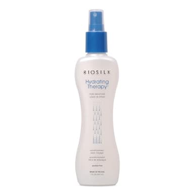 BioSilk Hydrating Therapy Pure Moisture, Leave-In Hair Spray for Frizz Control & Hydration, Adds Shine, Replenishes Hair Moisture, Sulfate-Free, Paraben-Free, Cruelty-Free, 7 Oz