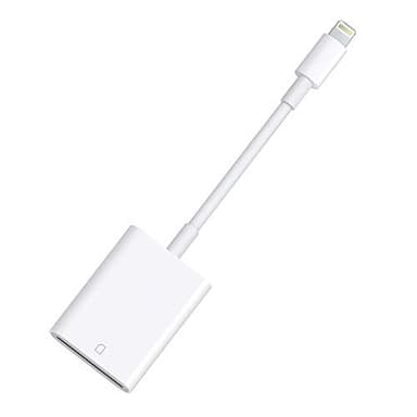 Apple MFi Certified Lightning to SD Card Camera Reader for iPhone iPad, FUHAYA sd Card Reader Memory Card Reader Trail Camera Viewer SD Card Adapter for iPhone 13/12/11/XS/XR/X/8/iPad, Plug and Play