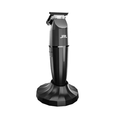 Amazon Series JRL Onyx Professional Hair Finishing Trimmer, Barber Cordless T-Blade for Hairline, Beard & Detail Work, EZ-Gap® 360° Exposed Blade, Quiet Smart-Clip™ Motor
