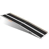 TaiH Leo Wheelchair Ramp 10 Feet, Portable Ramps for Wheelchairs for Home, 800LBS Capacity Folding Non-Slip Aluminum Handicap Ramp, Wheel Chair Ramp for Home Steps, Stairs, Doorways, Car, Curbs