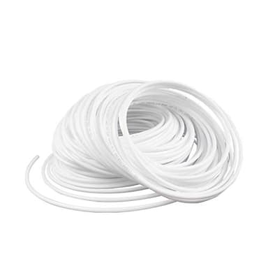 PureSec White 1/4" RO Tubing at 70°F-120PSI to 150°F-60PSI 1/4" Flexible water pipes 1/4-inch Plastic NSF Certified CCK Tubing（30 ft)