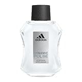 Adidas Dynamic Pulse Aftershave 3.3 fl oz (Pack of 1), Notes of Mint, Apple, and Wood, Men's Fragrance, Long Lasting, Sporty Fragrance, Travel Size